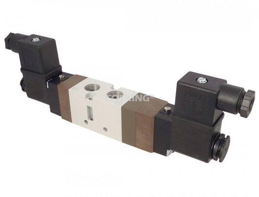 5/2-Way Double Solenoid Valve 110 VAC 1/4 (F) NPT, Optima Model
