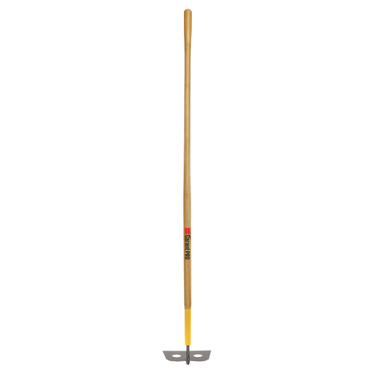 Houe à mortier, tête de 10", type manche, manche en bois