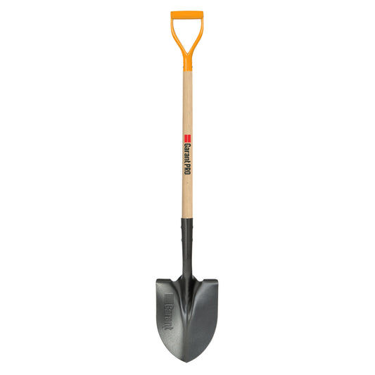 Pelle Garant Pro, lame à rebord trempée, manche en bois de 35 po, bord droit, 