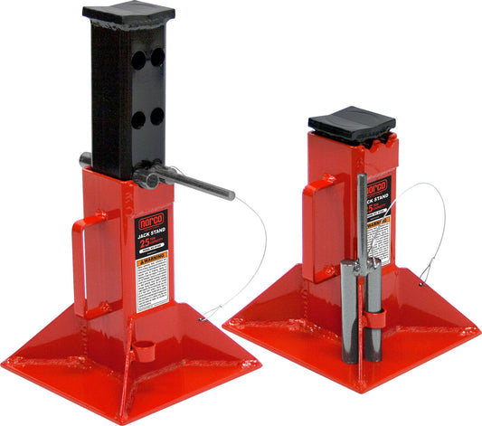 Norco, Pin Type Jack Stands, Red, 25T Capacity, 2/pk