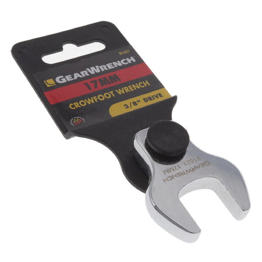 Présentation de la clé à fourche GEARWRENCH 17 mm Apex Tool Group Mfr. 81621, un outil robuste conçu pour la fiabilité et l'efficacité. Cette clé à fourche de 17 mm est idéale pour manipuler facilement des fixations plus grandes, en particulier dans 