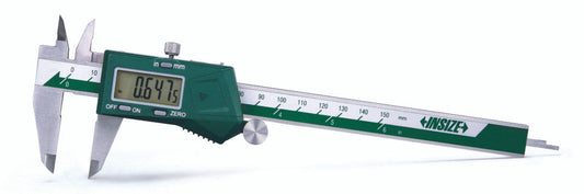 Digital Caliper, 0-200 mm / 0-8" Range, Accuracy 0.01 mm / 0.0005"
