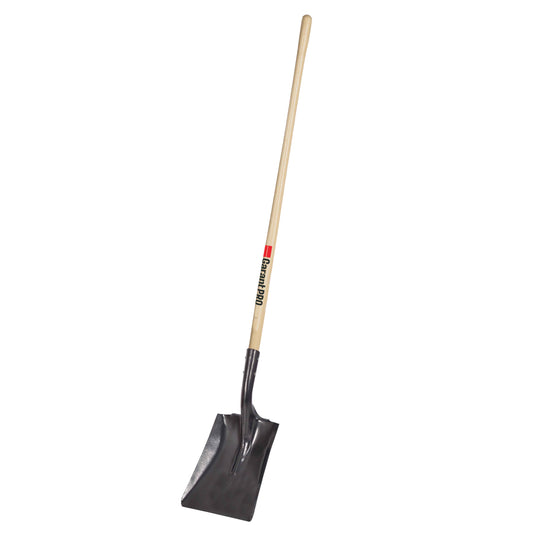 Pelle Garant Pro, lame trempée, manche en bois, bord gauche