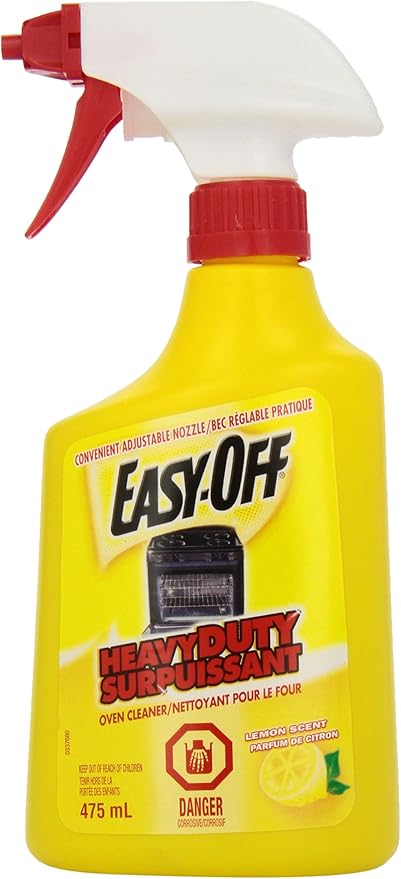 Easy Off Oven Cleaner, Heavy Duty, Lemon, Trigger, 475 ml