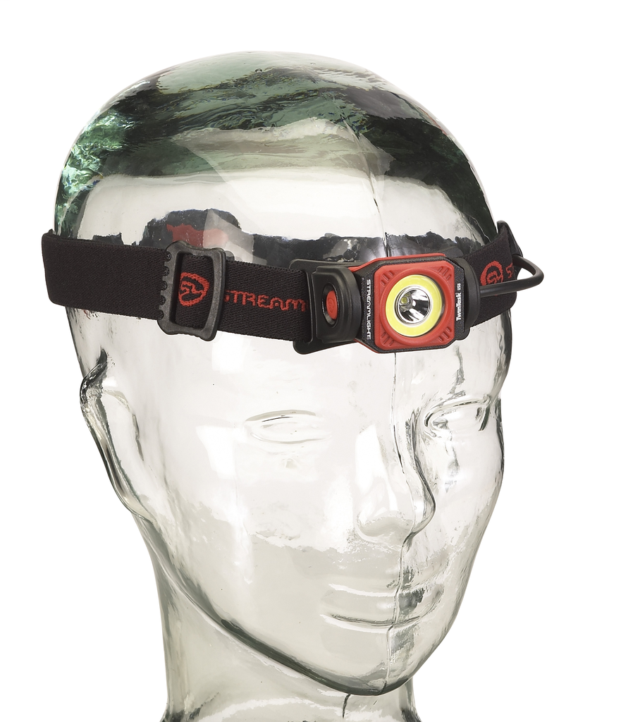 Twin-Task USB Rechargeable Spot And Flood Headlamp