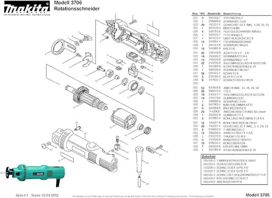 Makita 233072-2 Compression Spring 8