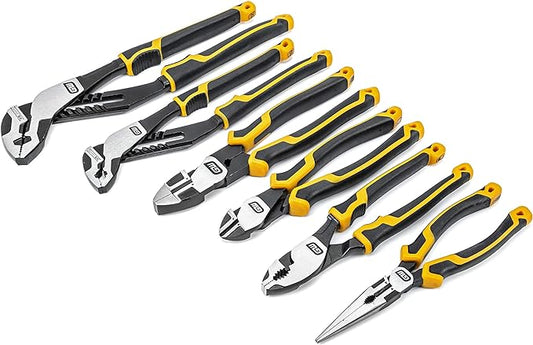 Gearwrench 6-Piece Pitbull Dual Material Mixed Plier Set - 82204C