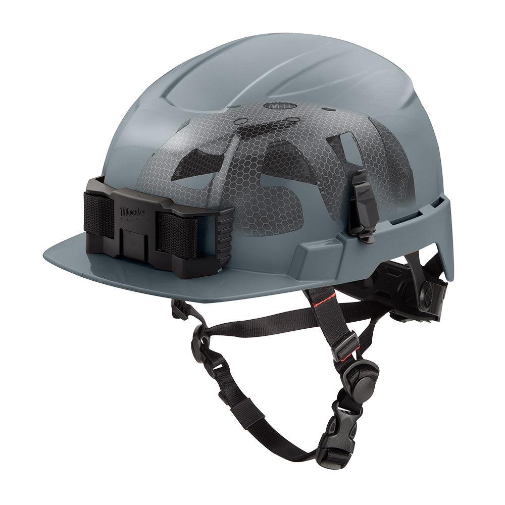 Bolt™ Gray Front Brim Safety Helmet With Impact Armor™ Liner Usa - Type 2, Class e