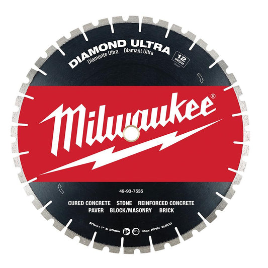 Lame diamant ultra segmentée de 12 po