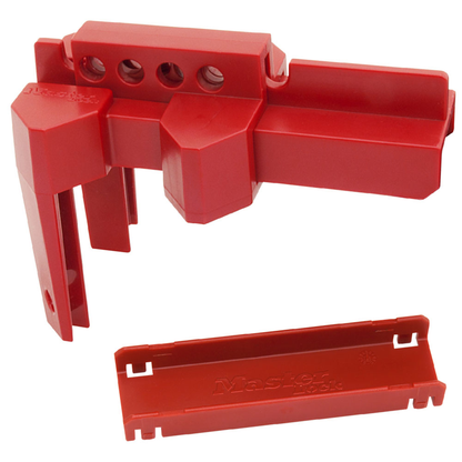 Adjustable Ball Valve Lockout Red 1/2" To 2"