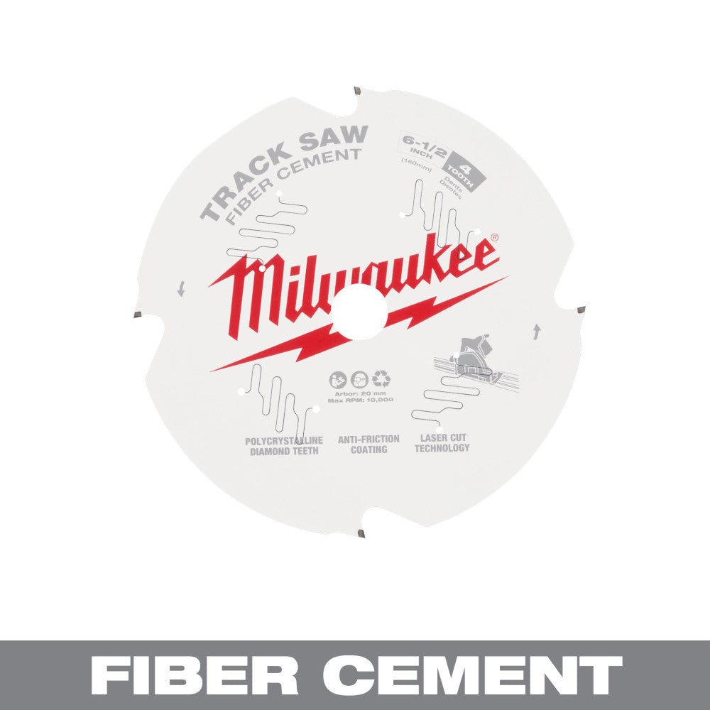 6-1/2” 4t Fiber Cement Track Saw Blade, 5/PK