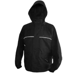 Veste imperméable Viking® Torrent, noire, tissu extérieur en polyester/PVC, L