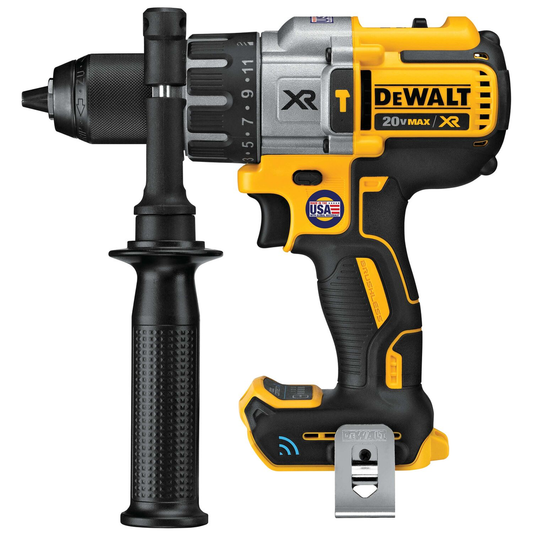 DEWALT 20V MAX* 1/2 in. XR Brushless Cordless Hammer Drill/Driver with Bluetooth (Tool Only)