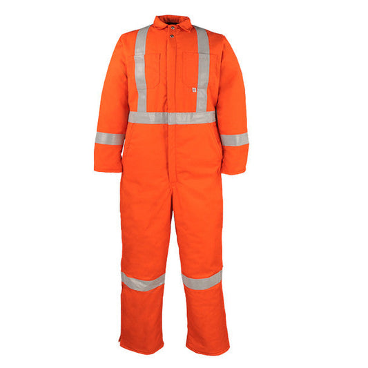 Couvre-tout d’hiver réfléchissant orange BF 2" gris/fermeture éclair 2XL