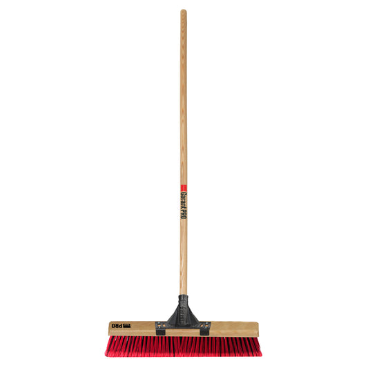 Garant Pro Push broom, multi-surfaces, wood handle, 18"