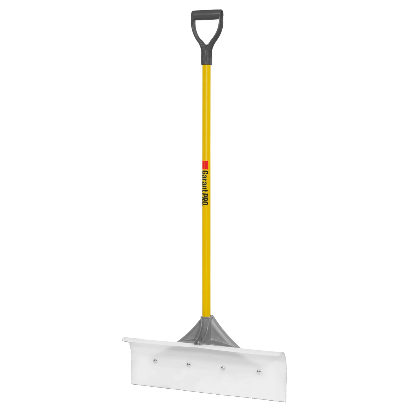Poussoir à neige, 24" UHMW, manche en fibre de verre noir, kd, dh, Garant (bilingue)
