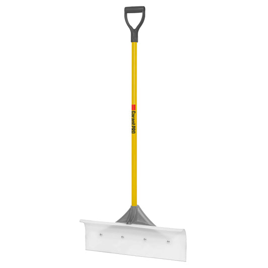Garant Pro Snow pusher, 24" UHMW, black fiberglass handle