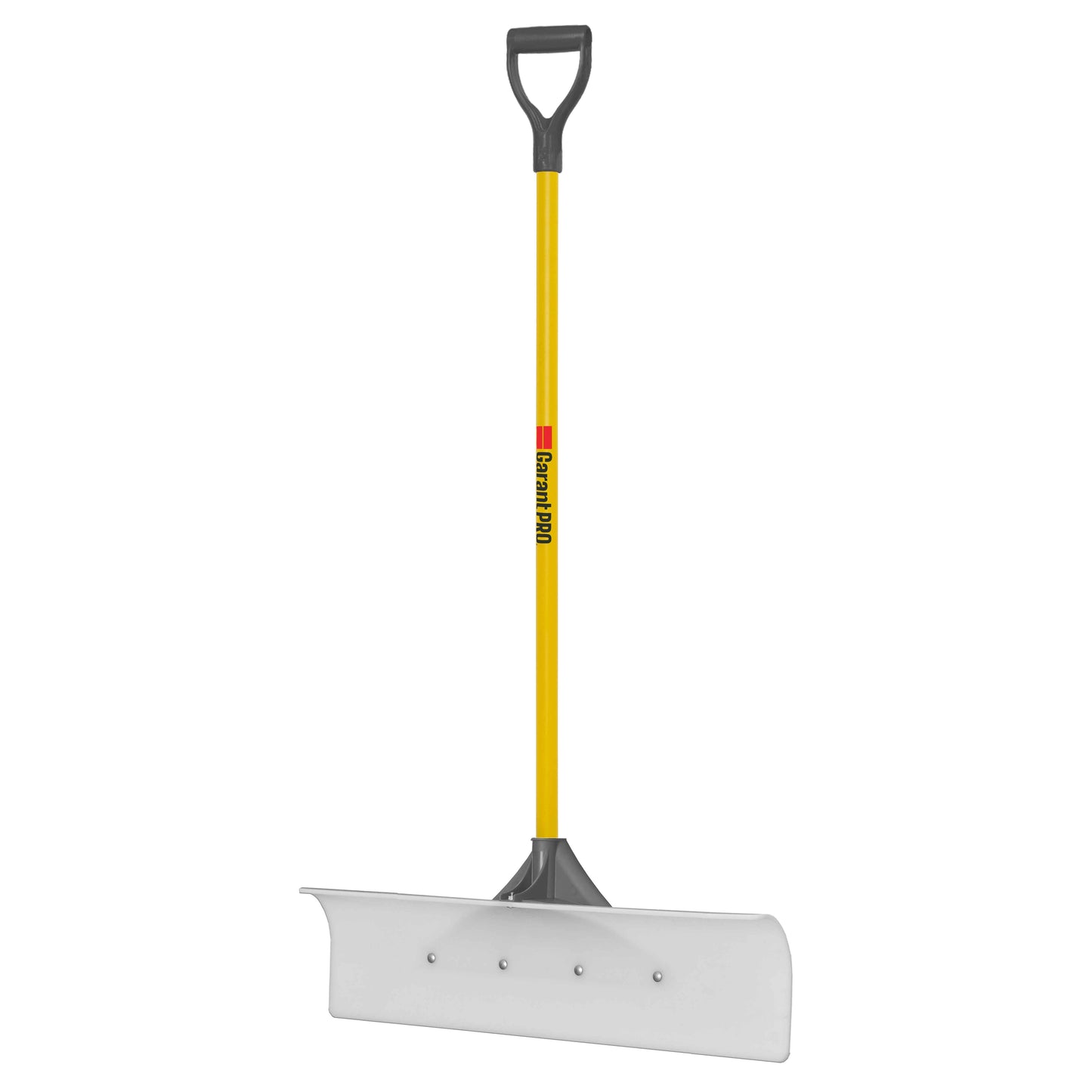 Snow pusher, UHMW, fiberglass handle, 30"