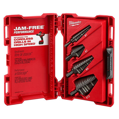 Step Drill Bit Set (4 PC)