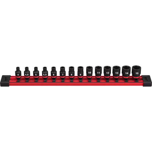 Shockwave™ 14pc Impact Duty™ Metric Standard 6 Point Socket Set