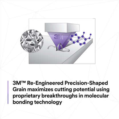 3M™ Cubitron™ 3 Depressed Center Grinding Wheel 90003 36+ T27 4-1/2 In × 1/4 In × 7/8 In (11x6x22.23) ANSI 10/Pack 20 Ea/Case