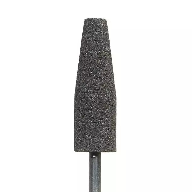 Pointe montée - Résinoïde, grain 30, diamètre de tige 1/4 po, mélange d'oxyde d'aluminium/alumine zircone
