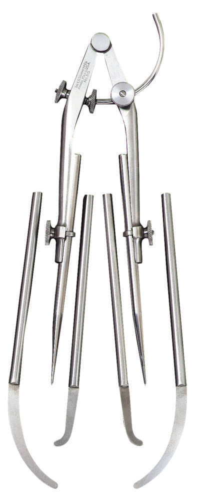 85D Carpenters And Sheet Metal Workers Improved Extension Divider With Caliper Legs