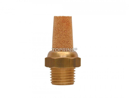 Brass Pneumatic Muffler 10-32 UNF