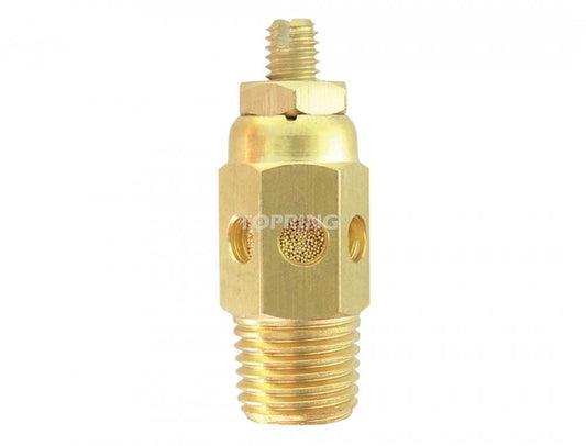 Brass Pneumatic Muffler With Regulator 1/2 (M) NPT
