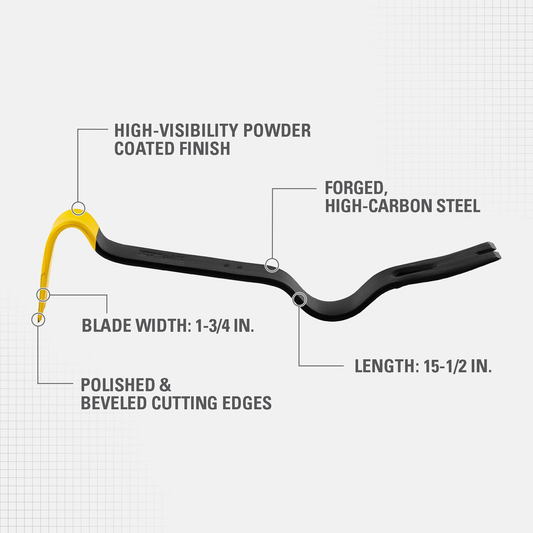 STANLEY Steel Flat Wonder Bar 15 In / 380 Mm