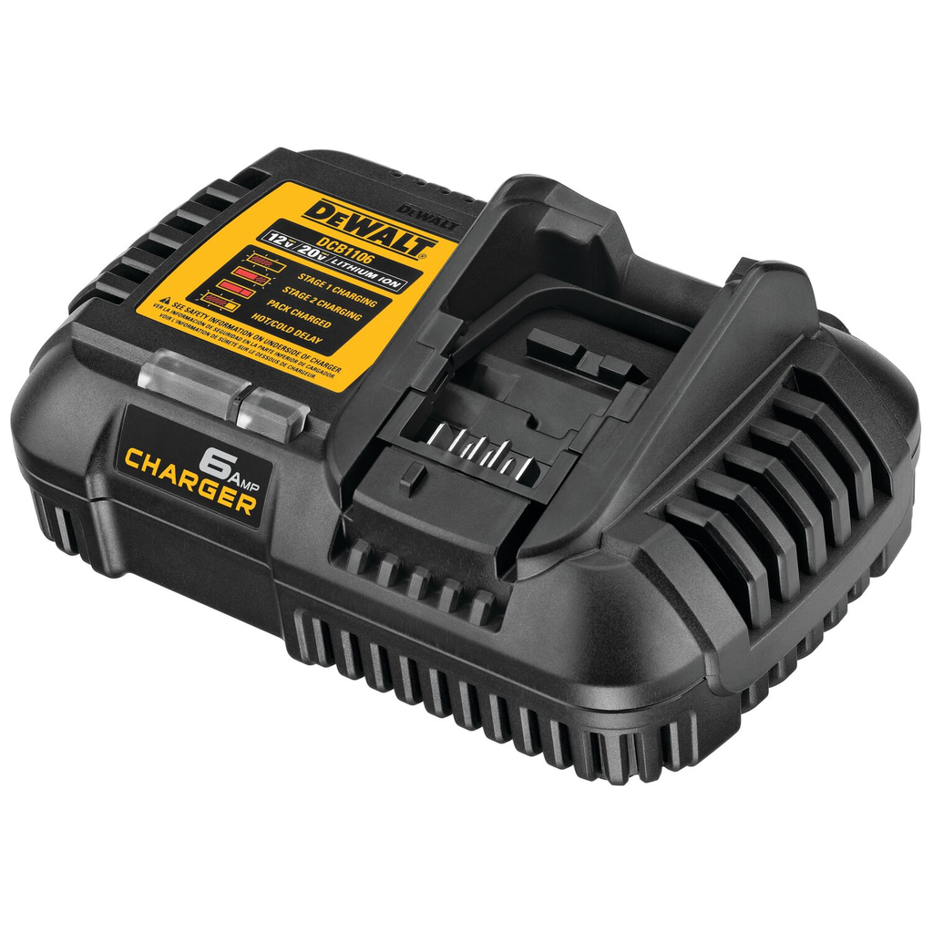 DEWALT 12V MAX*/20V MAX*/FLEXVOLT 6 Amp Charger
