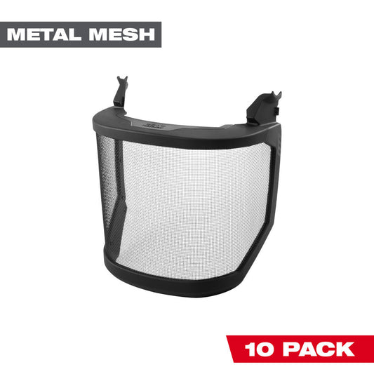 10pk Mesh Shield Replacement No-brim Helmet Only Mount