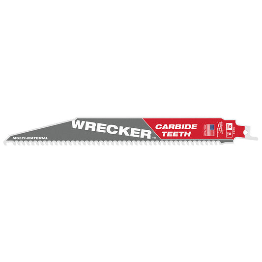 The Wrecker™ With Carbide Teeth Sawzall® Blade 9" 6 Tpi 1pk