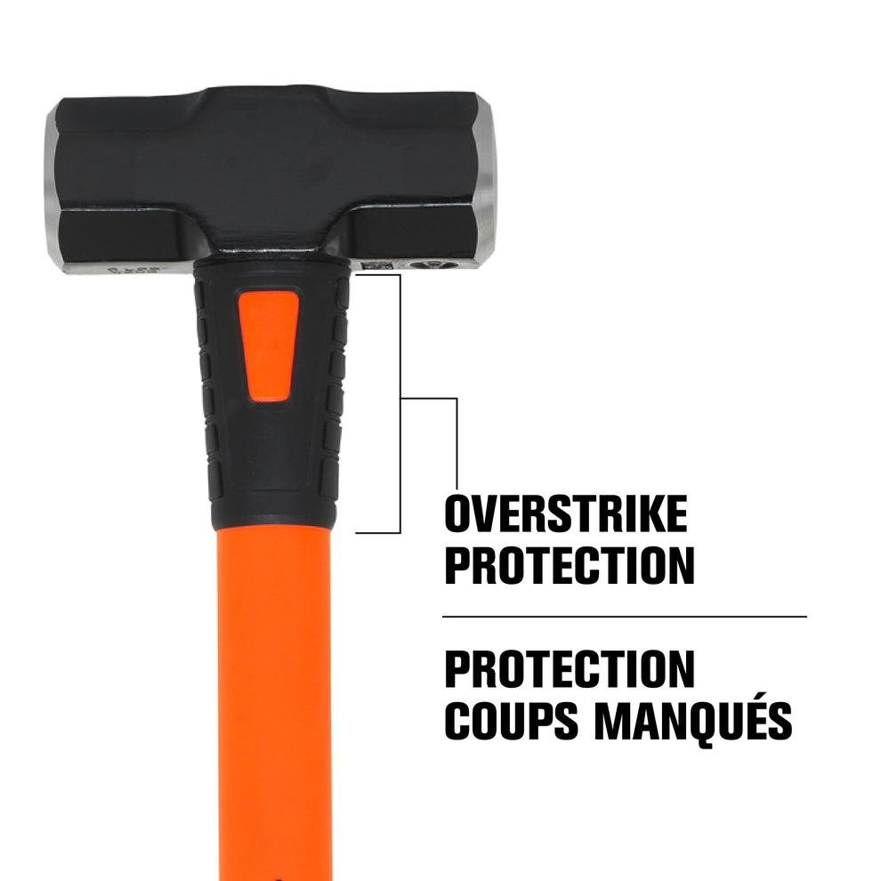 6 lb Sledge Hammer, Fibreglass Handle