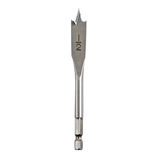 1/2 In x 4.5 In Flat Boring Bit
