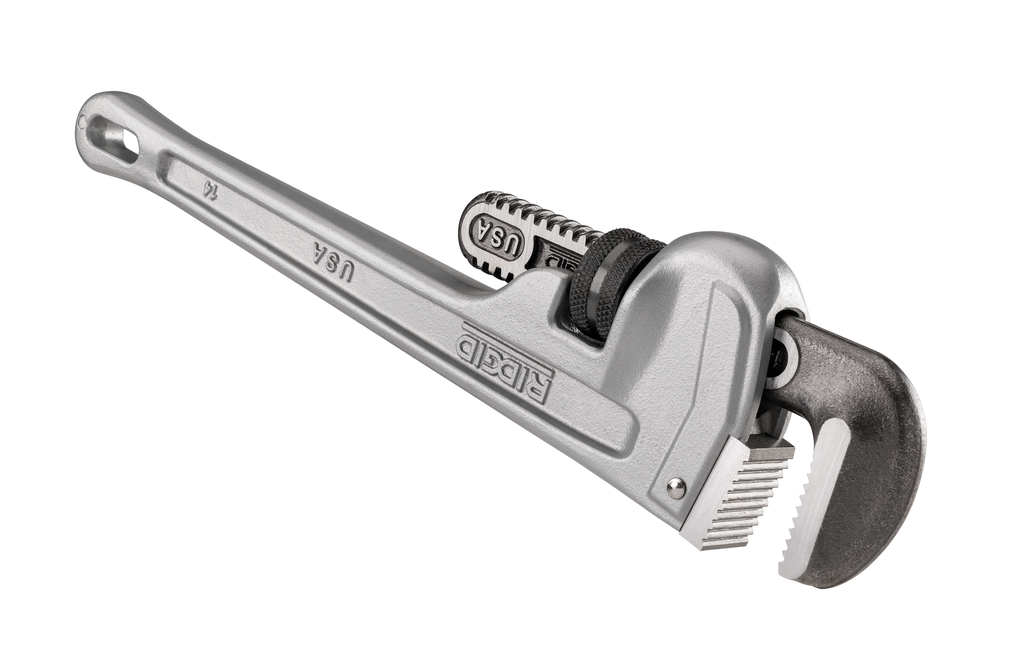 814 Aluminum Straight Pipe Wrench 14in