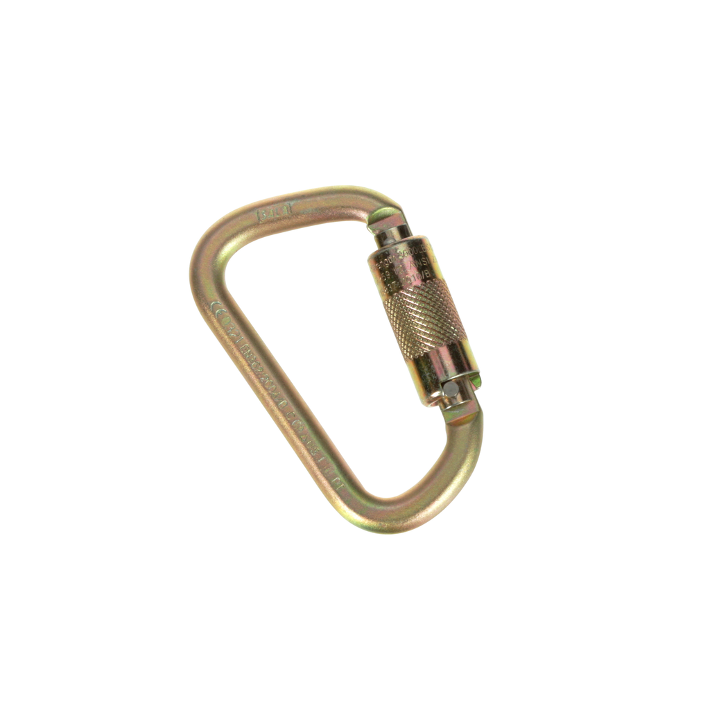 3M DBI-Sala Saflok Carabiner 2000112 Yellow Zinc