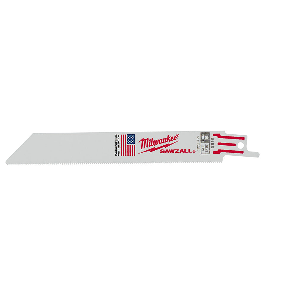 Thin Kerf Sawzall® Blade 6" 24 Tpi 50 Pack