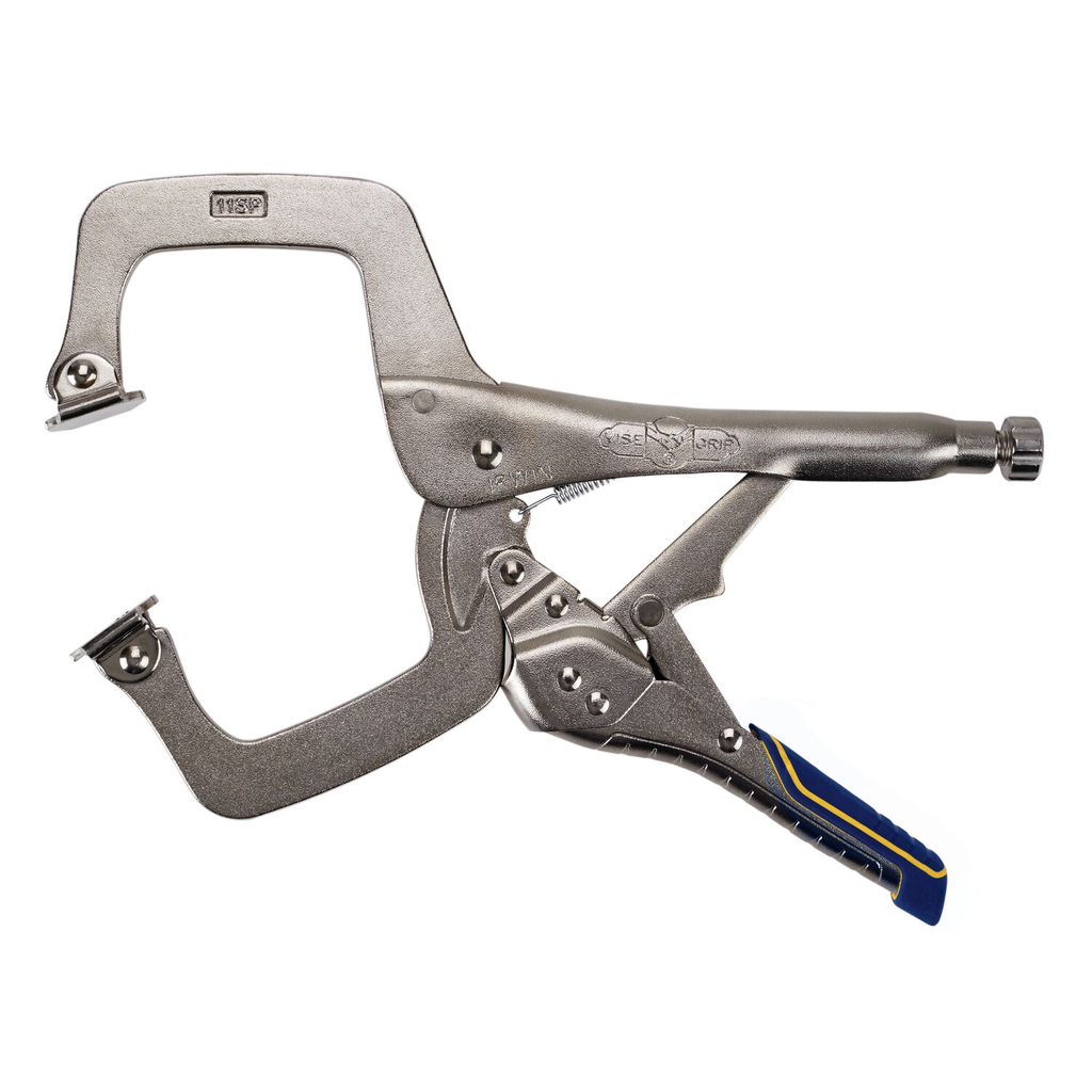IRWIN Vise-Grip Welding Pliers, Fast Release, C-Clamp With Swivel Pads, 11-Inch