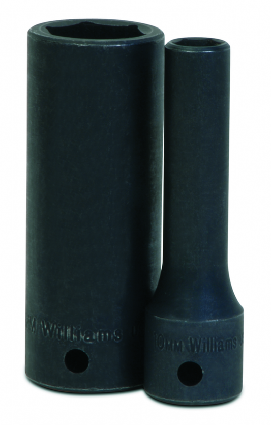 Drive Deep Impact Sockets 1/2", 6-Point, Metric JHW37714