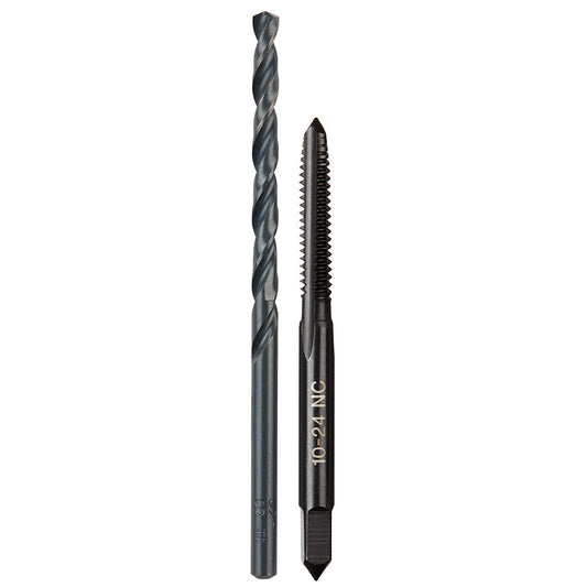 10-24 nc Straight Flute Plug Tap & #25 Drill Bit