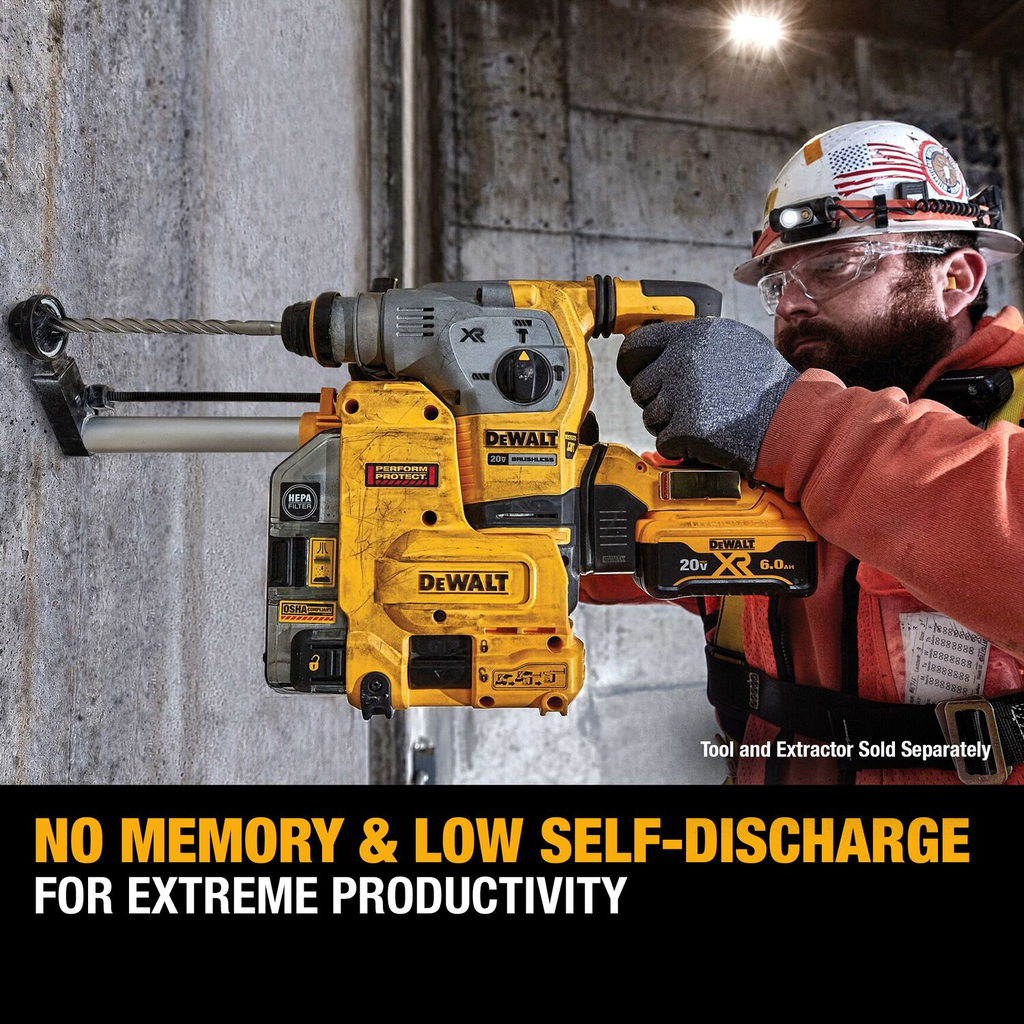 DEWALT 20V MAX* Battery, Premium 6.0Ah Double Pack