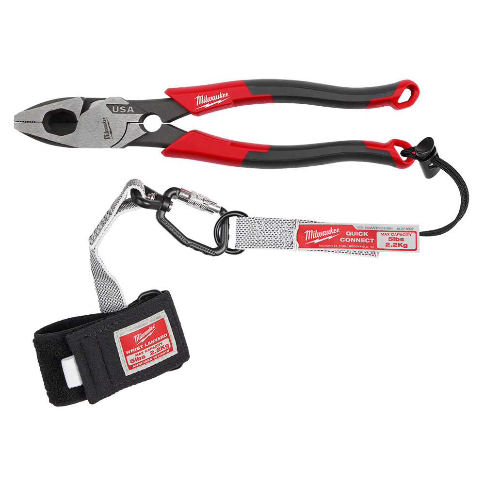 9" Lineman's Comfort Grip Pliers W/ Thread Cleaner