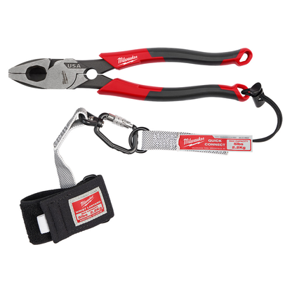 9" Lineman's Comfort Grip Pliers W/ Thread Cleaner