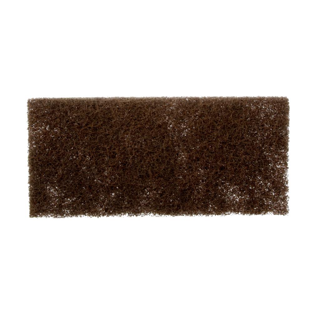 3M™ Doodlebug™ Brown Scrub 'n Strip Pad, 8541, 118 mm x 254 mm (4.625 in x 10 in), 5/bx