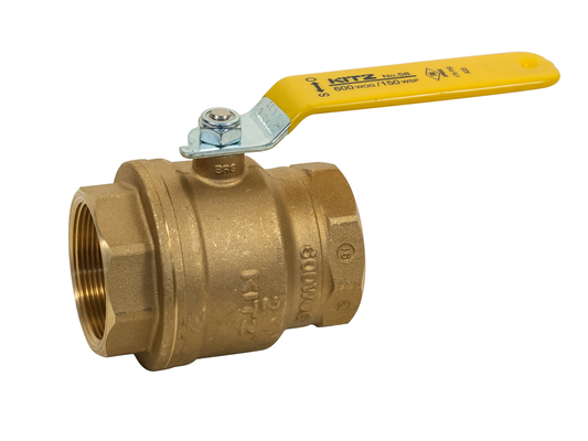 1/4" FIP Kitz Ball Valve with Lever 600WOG 58