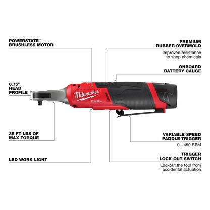 M12 FUEL™ 1/4" High Speed Ratchet Kit