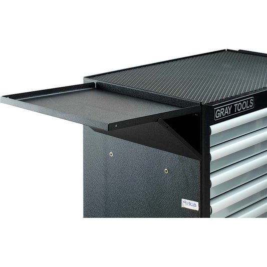 Side Shelf - Black Wrinkle Finish