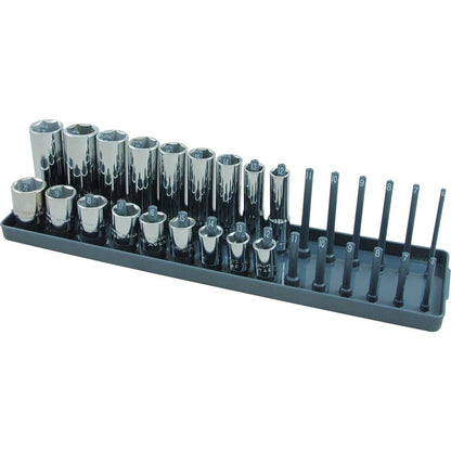 Organisateur de douilles 1/4" - Métrique