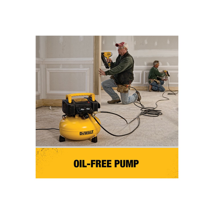 DEWALT Pancake Air Compressor, 6 Gallon, 165 Psi